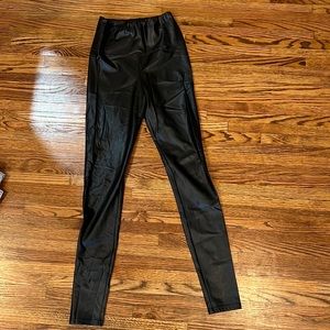 Aritzia vegan leather leggings